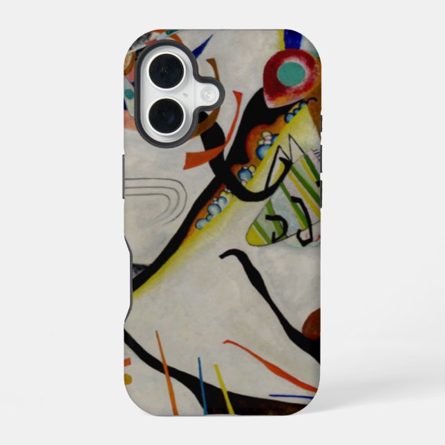 Kandinsky Blaues Segment iPhone 16 Hülle (Rückseite)