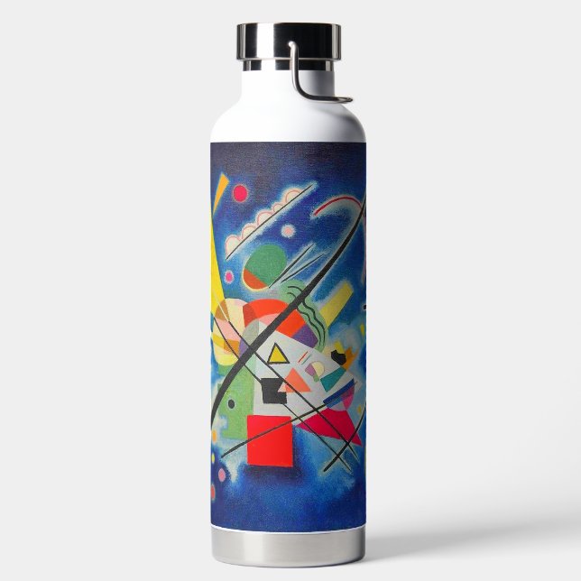 Kandinsky Blue Painting Trinkflasche (links)