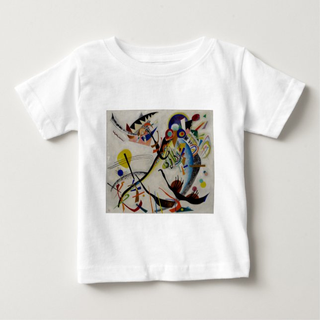 Kandinsky Blue Segment Baby T-shirt (Vorderseite)