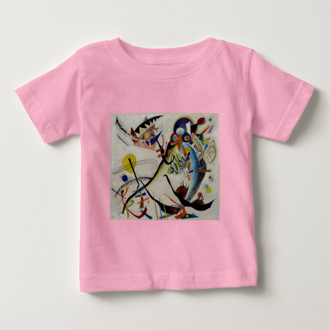 Kandinsky Blue Segment Baby T-shirt (Vorderseite)