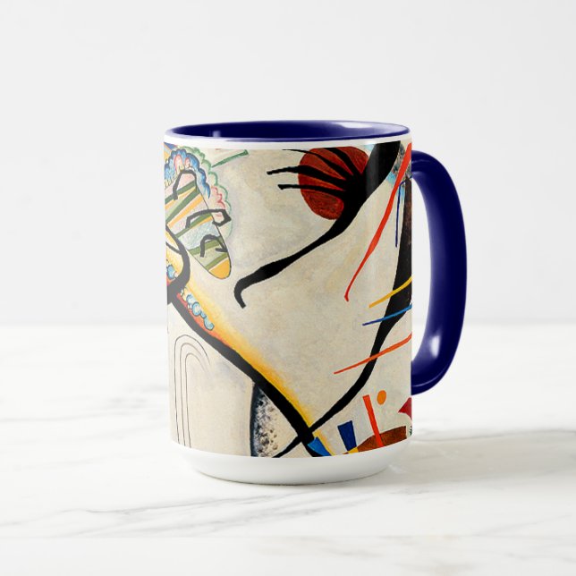 Kandinsky - Blue Segment,  Tasse (VorderseiteRechts)