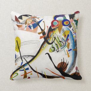 Kandinsky Blue Segment Throw Kissen
