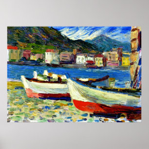 Kandinsky - Boote in Rapallo Poster