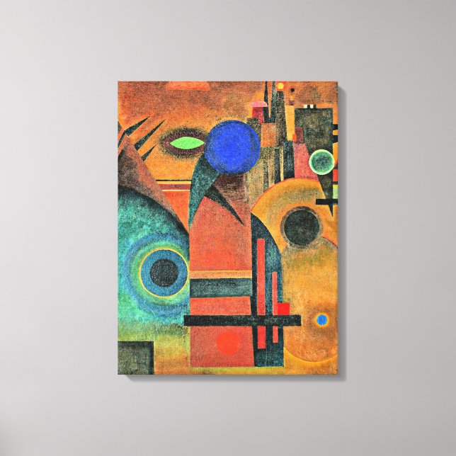 Kandinsky - Brawn Silence Leinwanddruck (Vorderseite)