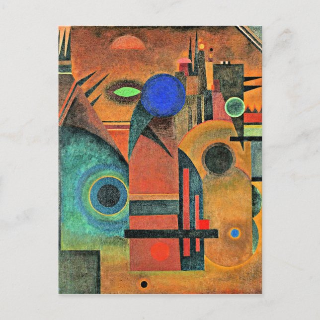 Kandinsky - Brawn Silence Postkarte (Vorderseite)