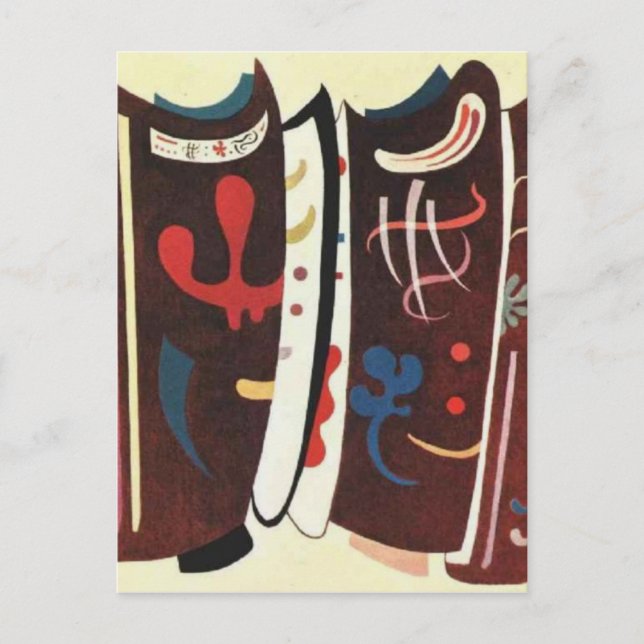 Kandinsky Brown with Postkarte (Vorderseite)