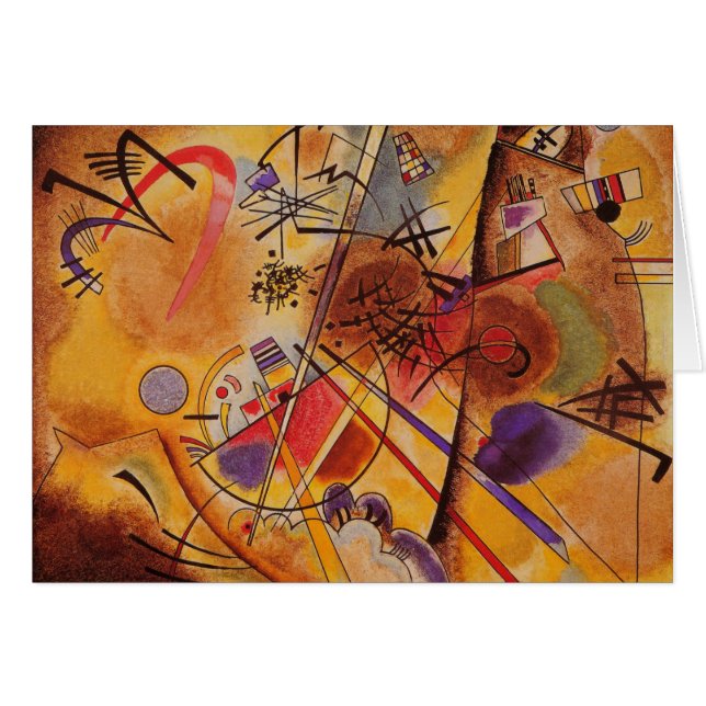 Kandinsky Brown Yellow Red Blue (Vorderseite (Horizontal))