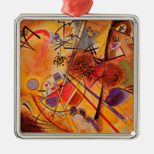 Kandinsky Brown Yellow Red Blue Ornament Aus Metall