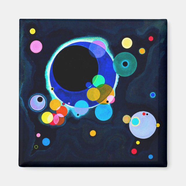 Kandinsky Circles Magnet (Vorne)