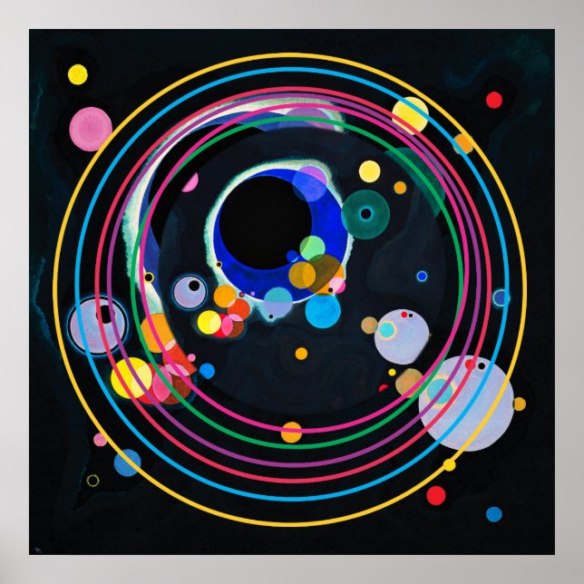 Kandinsky Circles Poster (Vorne)
