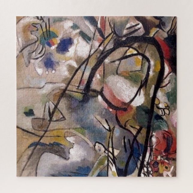 Kandinsky Claasical Abstract Art Painting (Vertikal)