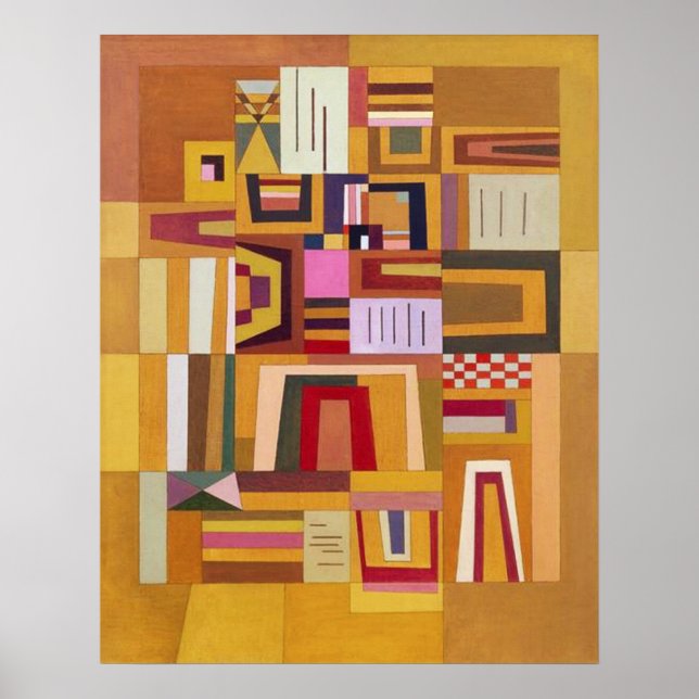 Kandinsky Compensation Rose Poster (Vorne)