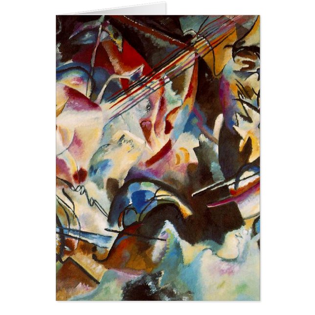 Kandinsky Composition VI Peinture Abstraite (Devant)