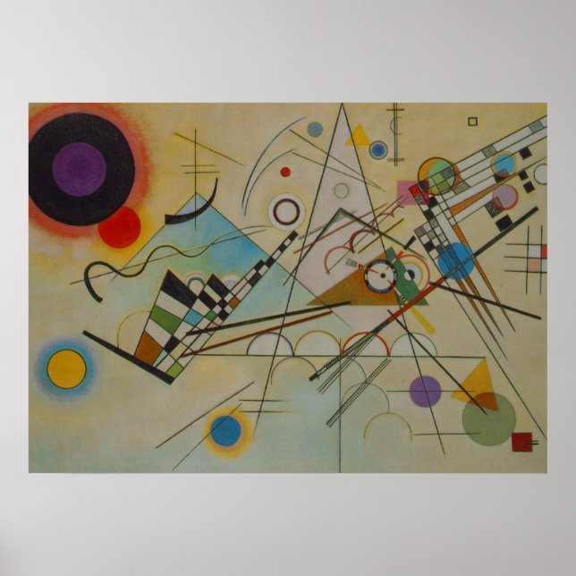 Kandinsky Composition VIII Poster d'art de la pein (Devant)
