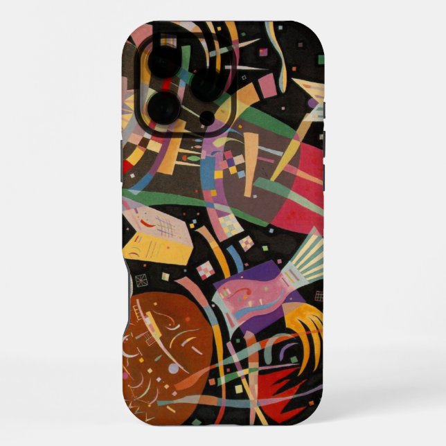 Kandinsky Composition X Abstrakte Kunst iPhone 16 Pro Max Hülle (Rückseite)