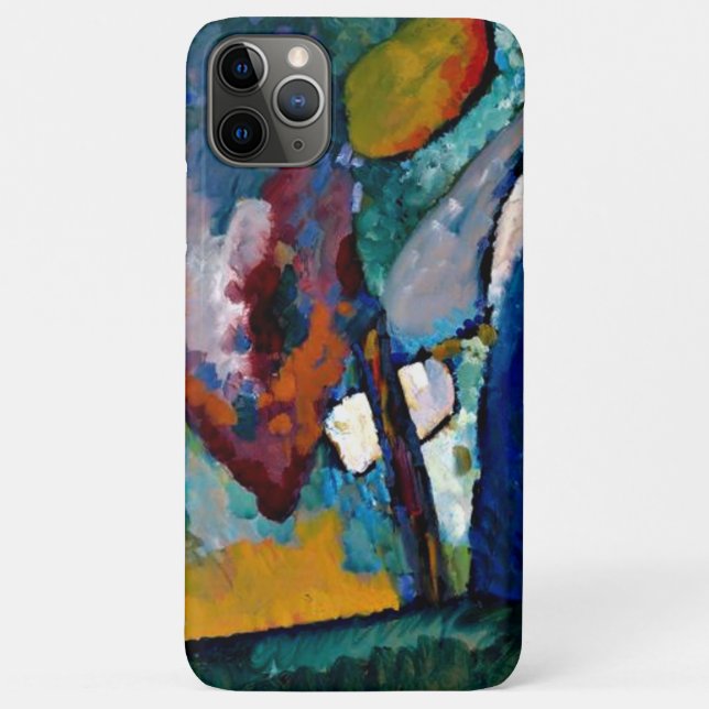 Kandinsky - Der Wasserfall, abstrakte Kunst Case-Mate iPhone Hülle (Rückseite)
