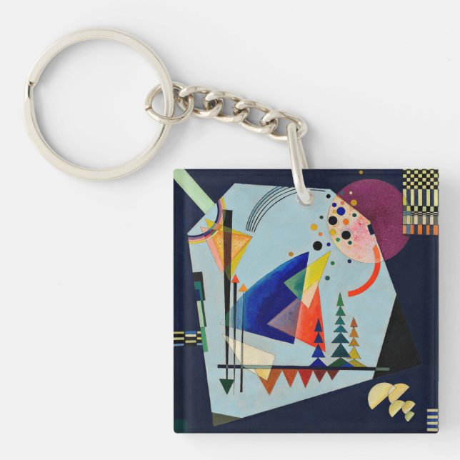 Kandinsky - drei Sounds Schlüsselanhänger (Vorderseite)