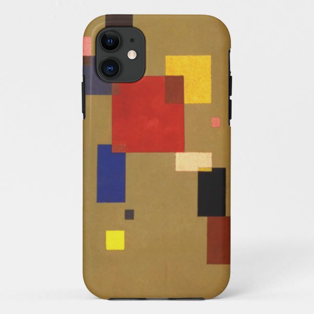 Kandinsky Dreizehn Rechtecke Abstrakte Malerei Case-Mate iPhone Hülle (Rückseite)