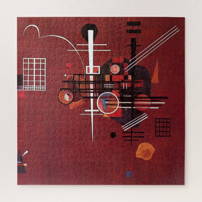 Kandinsky - Dull Red (Vertikal)