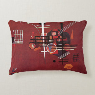 Kandinsky - Dull Red Dekokissen