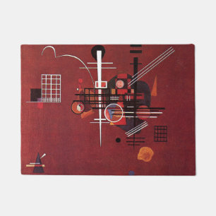 Kandinsky - Dull Red Fußmatte