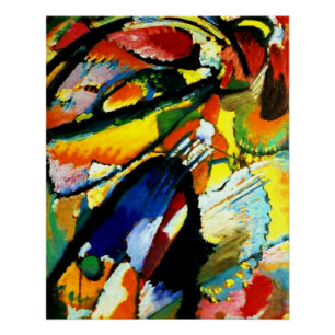 Kandinsky - Ein Engel des Jüngsten Gerichts, Poster