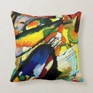 Kandinsky - Ein Engel des letzten Urteils Kissen