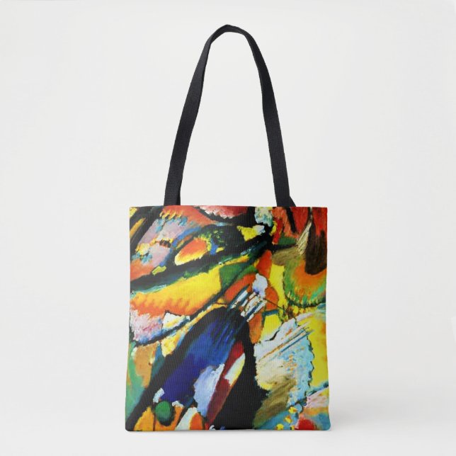 Kandinsky - Ein Engel des letzten Urteils Tasche (Vorderseite)