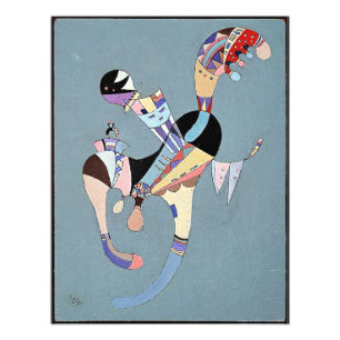 Kandinsky - Eine schwebende Figur, Fotodruck