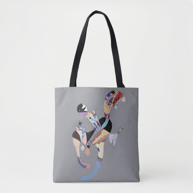 Kandinsky - Eine schwebende Figur Tasche (Vorderseite)