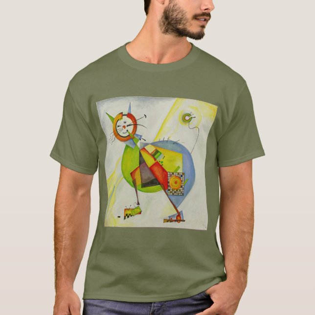 KANDINSKY ELECTRIC CAT T-Shirt (Vorderseite)