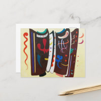 Kandinsky ergänzte Abstrakte Braun-Malerei