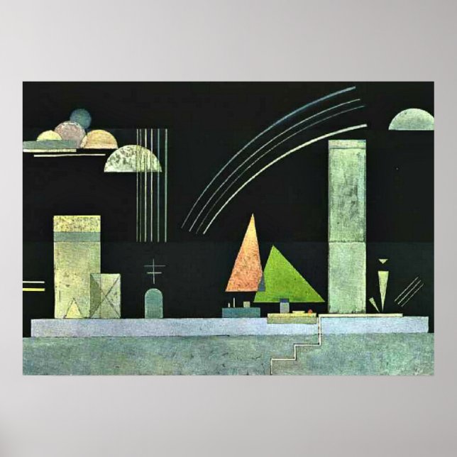 Kandinsky - Erholung Poster (Vorne)