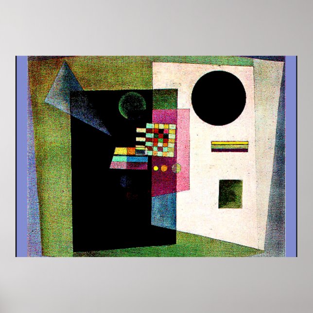 Kandinsky - Erholung Poster (Vorne)