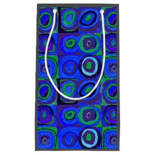 Kandinsky Farbstudie Blaue Quadrate Kreis Kleine Geschenktüte