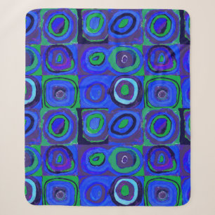Kandinsky Farbstudie Blaue Quadrate Kreis Sherpadecke