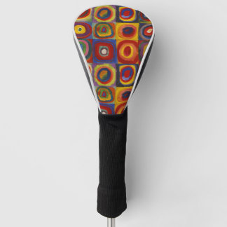 Kandinsky Farbstudie Quadrate Colourful Squares Golf Headcover