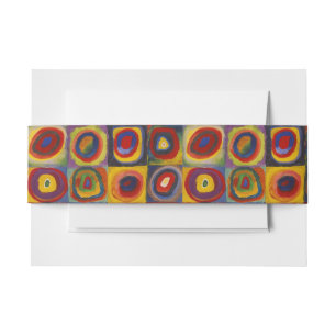 Kandinsky Farbstudie Quadrate Farbige Quadrate Einladungsbanderole