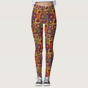 Kandinsky Farbstudie Quadrate Farbige Quadrate Leggings