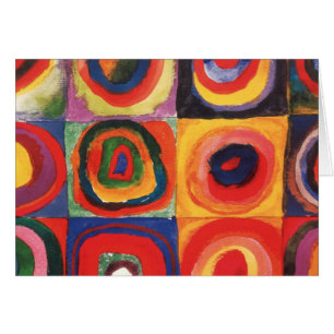 Kandinsky Farbstudie Quadrates Cercles Art