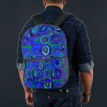 Kandinsky Farbstudien Blue Quadrate Square Circle Bedruckter Rucksack<br><div class="desc">Dieses Wassily Kandinsky Farbstudium Vierfarbenmalerei ist eine Neuinterpretation, die hier in Blues und Grüntöne gezeigt wird. Es war eine der ersten abstrakten Kunststudien, 1913 gemalt. Fine Art abstrakt Artwork Expressionismus.</div>