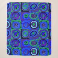Kandinsky Farbstudien Blue Quadrate Square Circle