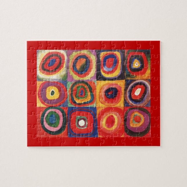 Kandinsky Farbstudien Quadrate Quadrate Quadrate Z (Horizontal)