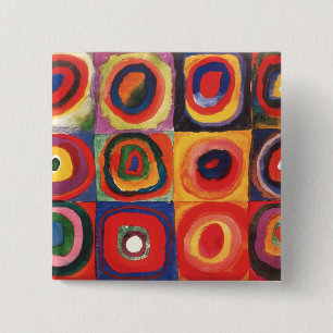 Kandinsky Farbstudien Quadrate Quadrate Quadrate Z Button
