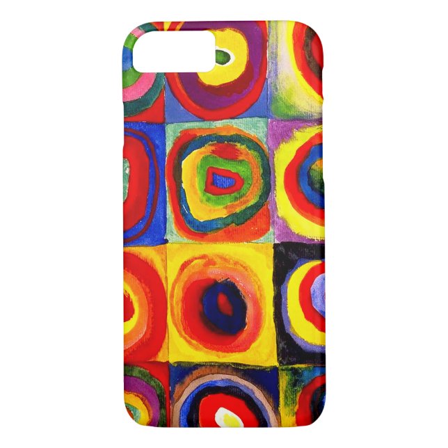 Kandinsky Farbstudien Quadrate Quadrate Quadrate Z Case-Mate iPhone Hülle (Rückseite)