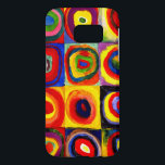 Kandinsky Farbstudien Quadrate Quadrate Quadrate Z<br><div class="desc">Das perfekte Abstrakte - Diese farbenfrohen abstrakten Quadrate und Kreisgestaltung ist ein Kunstwerk von Kandinsky,  das 1913 entworfen wurde - eines der ersten abstrakten Kunstwerke,  die jemals entstanden sind.</div>