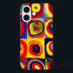 Kandinsky Farbstudien Quadrate Quadrate Quadrate Z iPhone 16 Hülle<br><div class="desc">Das perfekte Abstrakte - Diese farbenfrohen abstrakten Quadrate und Kreisgestaltung ist ein Kunstwerk von Kandinsky,  das 1913 entworfen wurde - eines der ersten abstrakten Kunstwerke,  die jemals entstanden sind.</div>