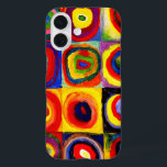 Kandinsky Farbstudien Quadrate Quadrate Quadrate Z iPhone 16 Hülle<br><div class="desc">Das perfekte Abstrakte - Diese farbenfrohen abstrakten Quadrate und Kreisgestaltung ist ein Kunstwerk von Kandinsky,  das 1913 entworfen wurde - eines der ersten abstrakten Kunstwerke,  die jemals entstanden sind.</div>