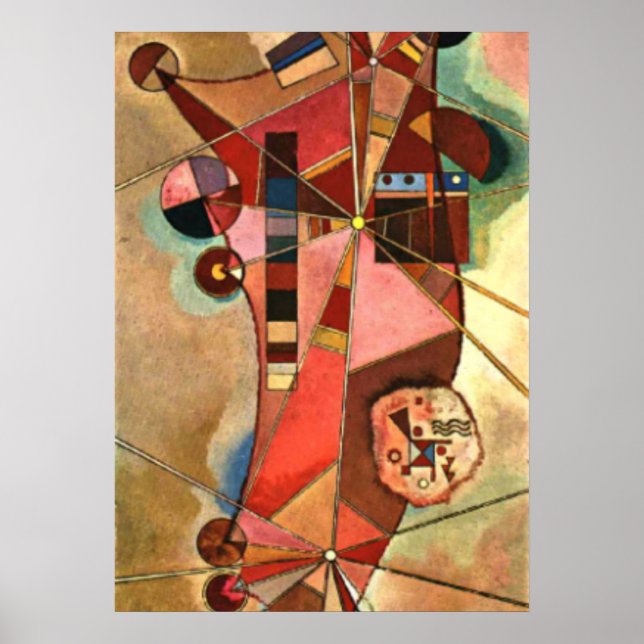Kandinsky - Fixpunkte Poster (Vorne)