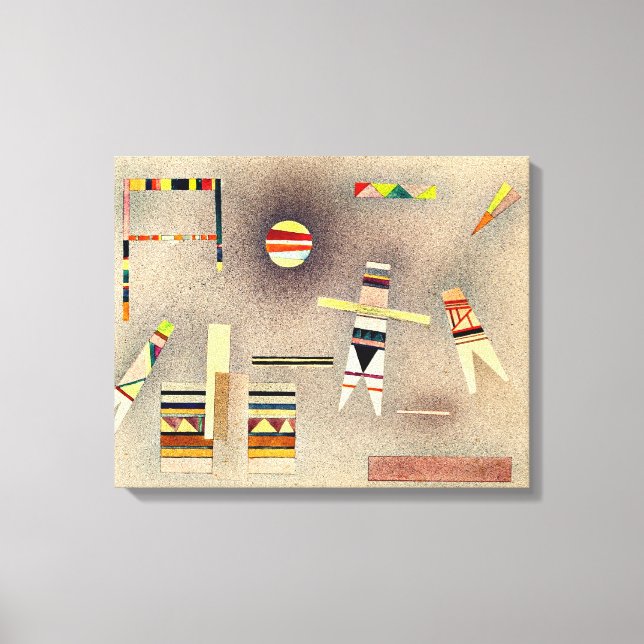 Kandinsky - Flug, abstrakte Kunstwerke Leinwanddruck (Vorderseite)